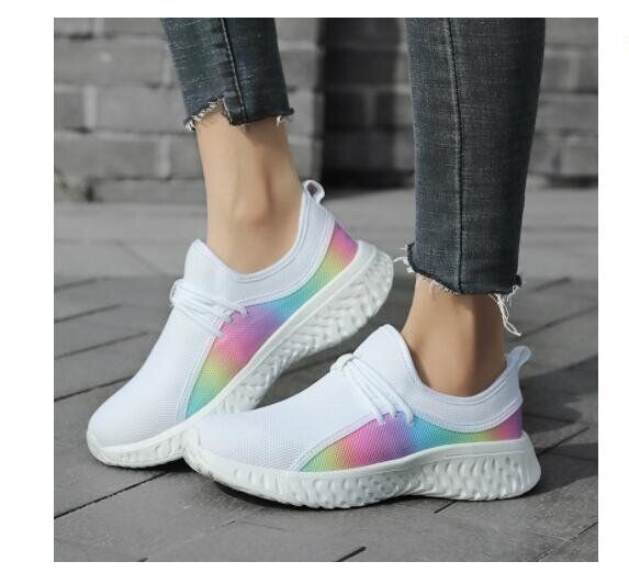 Farbenfrohe Atmungsaktive Flying Woven Sneakers