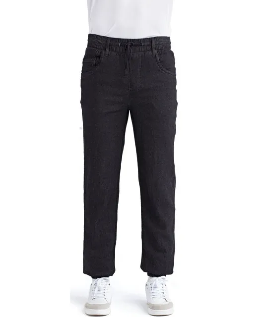 Unisex Chef 's Handwerk Jogger - BLACK DENIM - XS