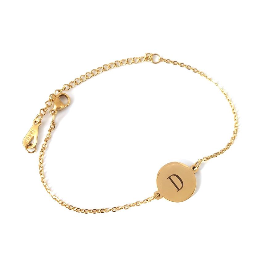 Fashion Round 26 Englische Buchstaben Armband