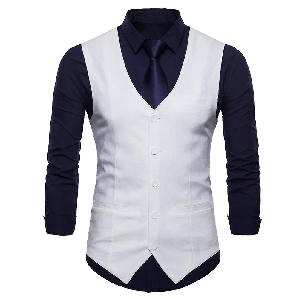 Herren Anzug Weste dünne vier Jahreszeiten Casual Suit Weste