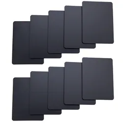 Set von 10 schwarzen Plastik Poker Größe Cut Cards
