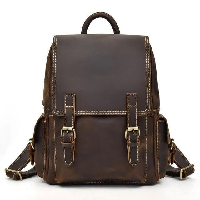 Der Freja Backpack| Handgefertigter Leder Backpack