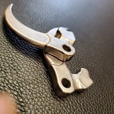 Edelstahl Perlenkette Titan Ring Charm Kette