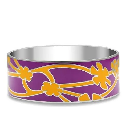 TK290 - Hoch poliertes (ohne Verzinkung) Edelstahl Armband mit Epoxy in No Stone