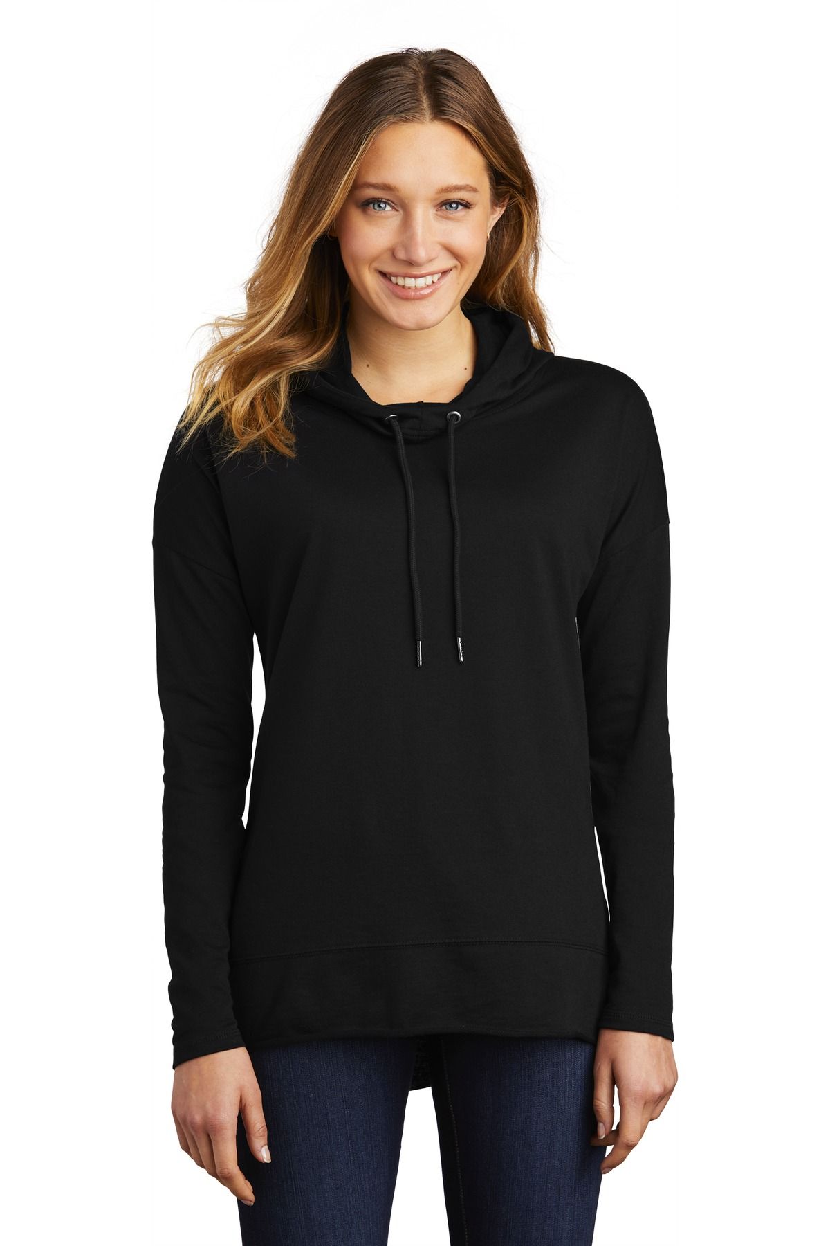 District Frauen Federgewicht Französisch Terry Hoodie DT671