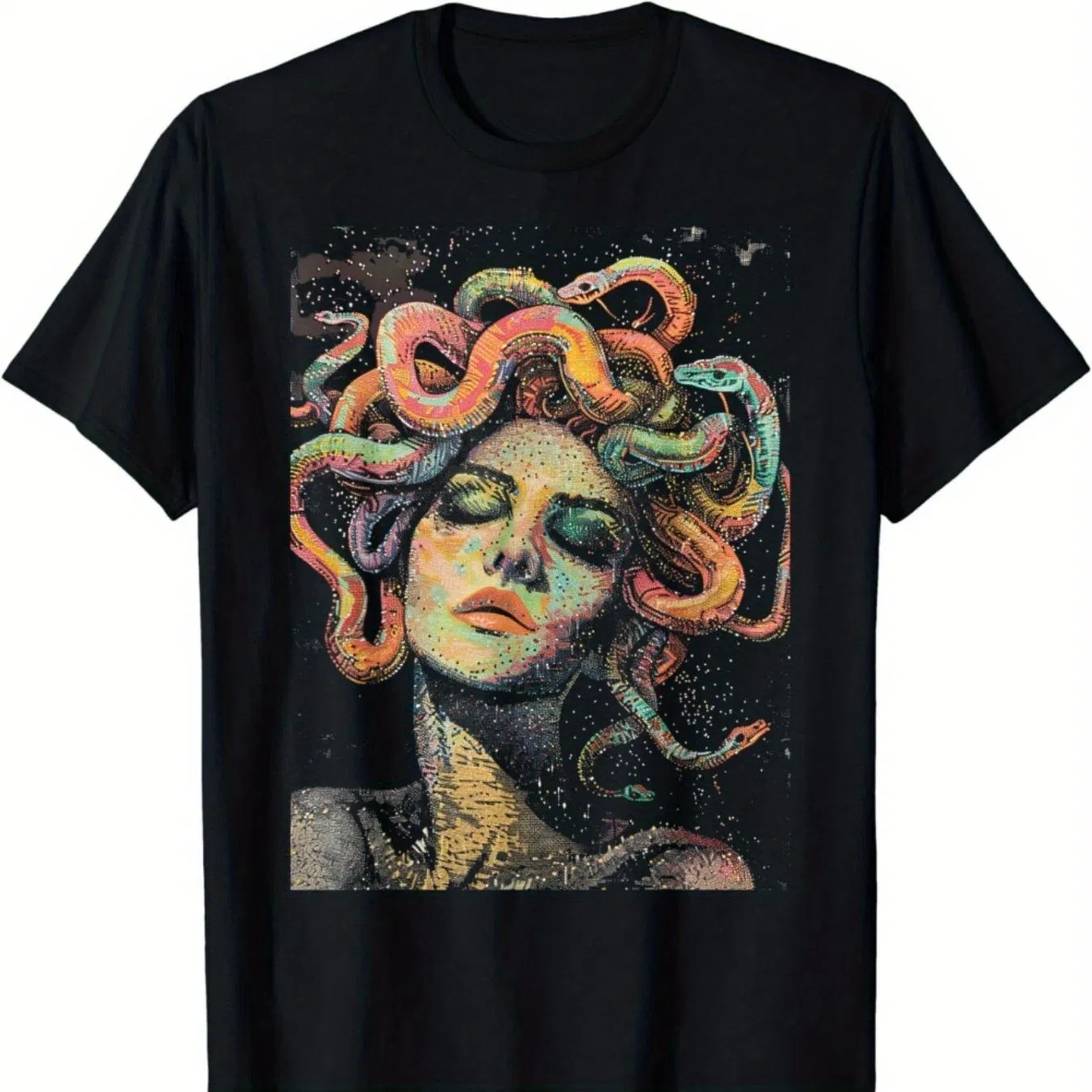 Medusa griechische Mythologie Grafik Kunst Geschenk T-Shirt