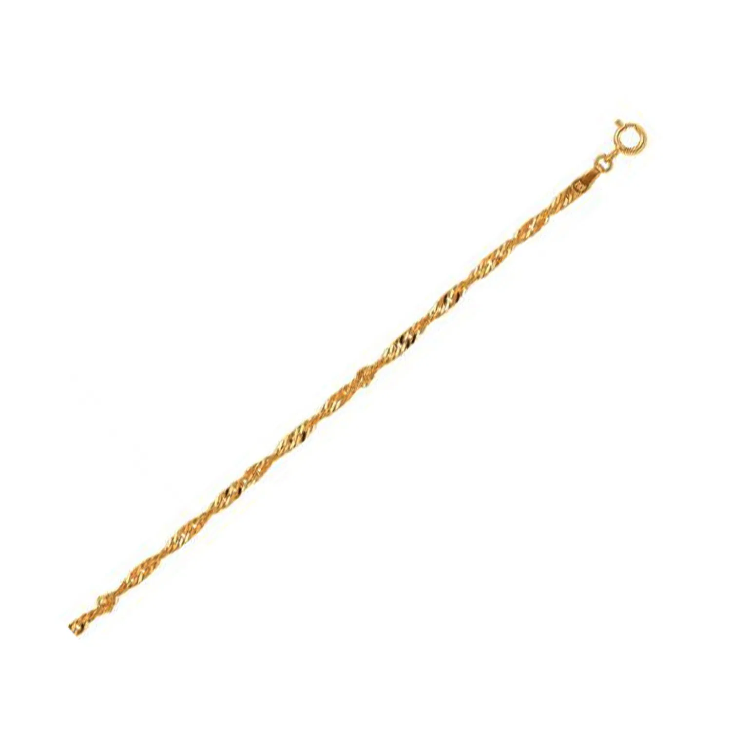 10 Karat Gelbgold Singapur Kette (2,20 mm)