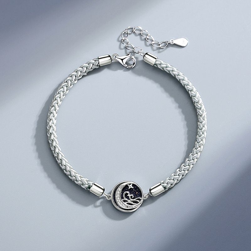 New Star Sea Couple Armband S925 Sterling Silber Weben