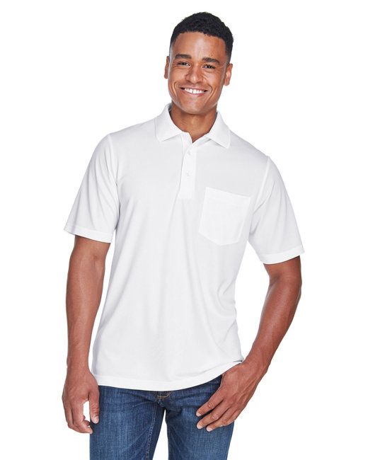 CORE365 88181P Herren Origin Performance Piqué Polo mit Tasche
