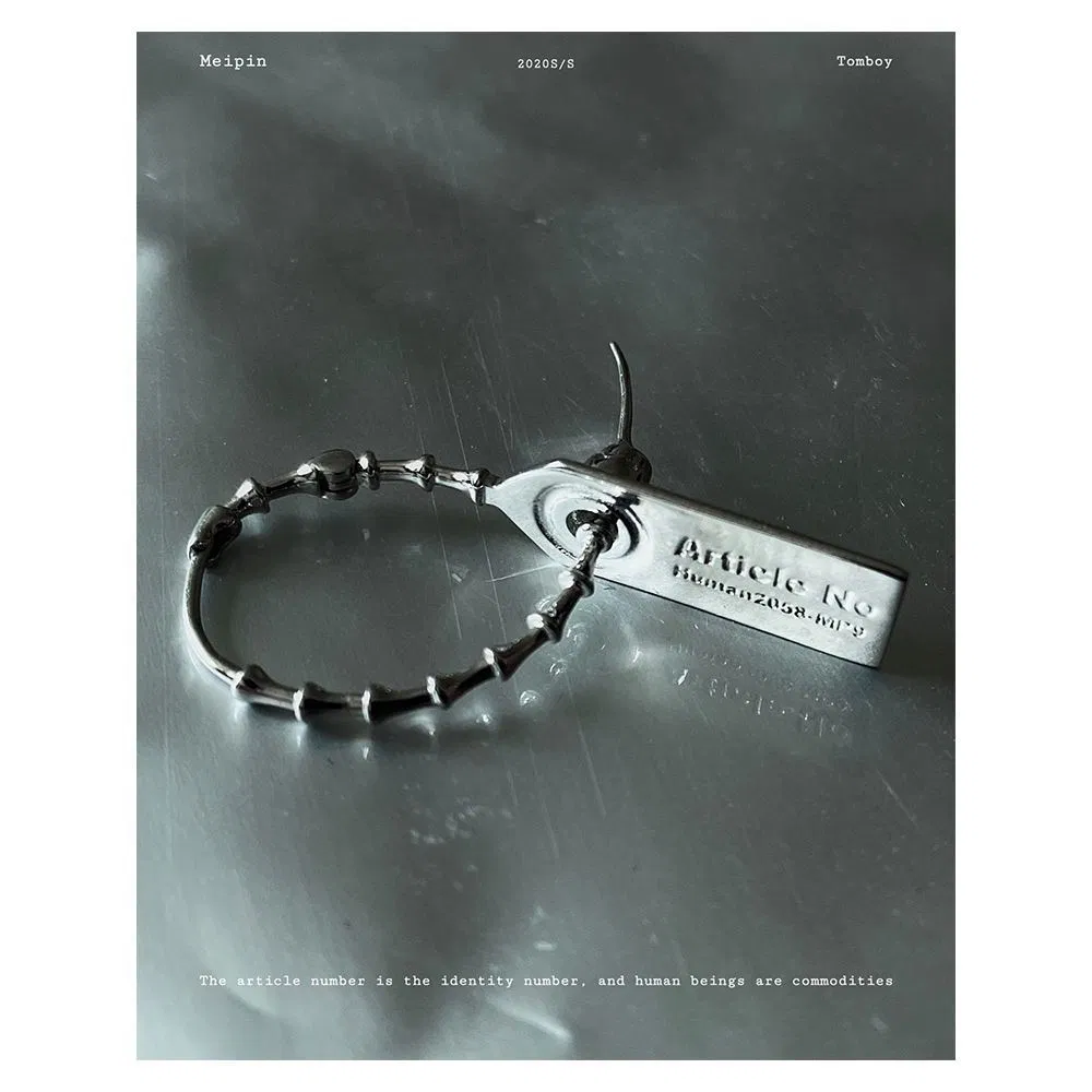 Anti-Theft Buckle Ohrringe Fashion Design Sterling Silber
