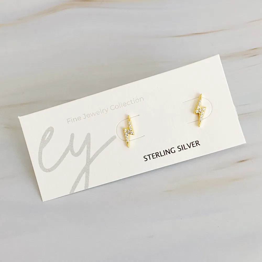 Mini Sparkle Mini Stud Sterling Silber Ohrringe