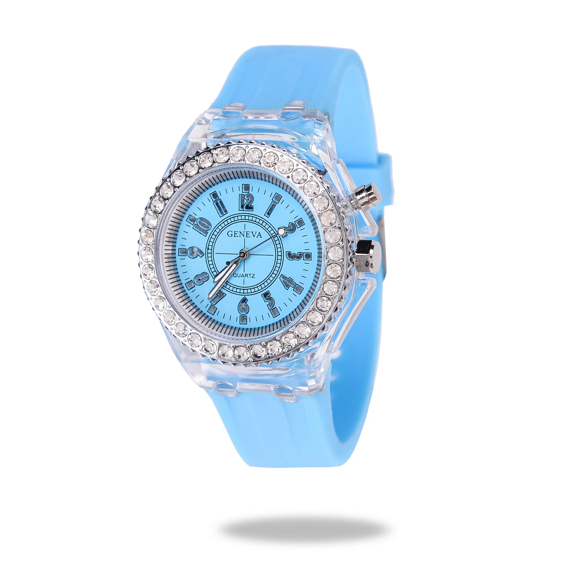 Rhinestone LED Leuchtuhr, Sport Digital Clock