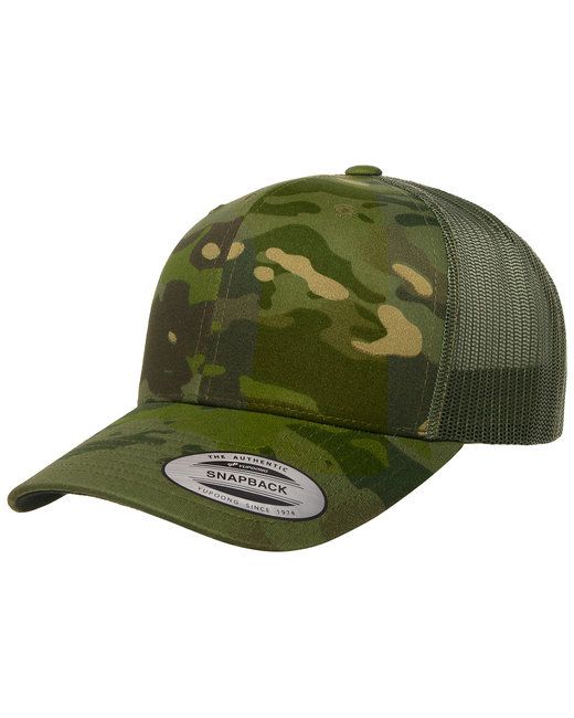 YP Classics ® Retro Trucker Multicam ® Snapback - MULTICAM - OS