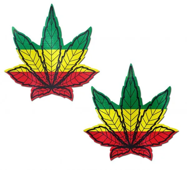 Pastease Indica Pot Leaf Rasta Weed Pasties O / S