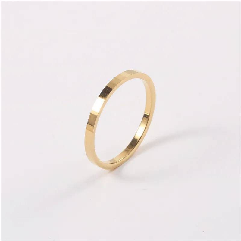Mode Europäische und amerikanische Tungsten Stahl Fein Ring