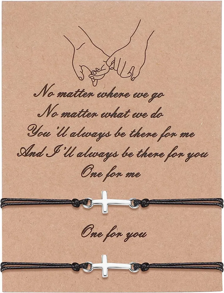 Pomise Matching Armbänder Distanz Beziehung Armbänder für Paare Beste Freund Armbänder für 2 Freundschaft Armbänder Star Herz Freund Freund Freund Valentinstag Frauen Männer Teenager Mädchen