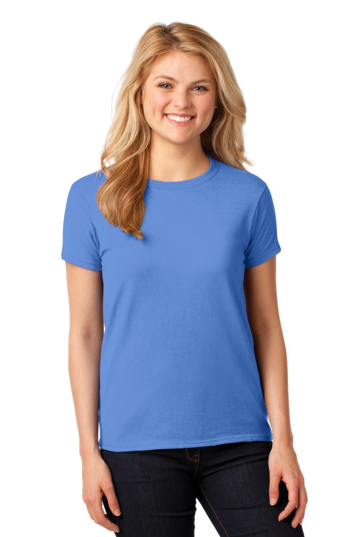 Gildan Ladies Heavy Cotton 100% Cotton T-Shirt 5000L
