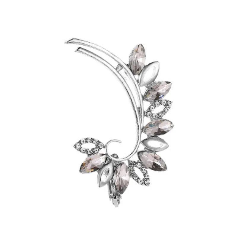Rhinestone Clip Ohrringe Kein Piercing Ohr Cuff Studs Ohr Clips Schmuck für Frauen Valentine Muttertag Geschenk