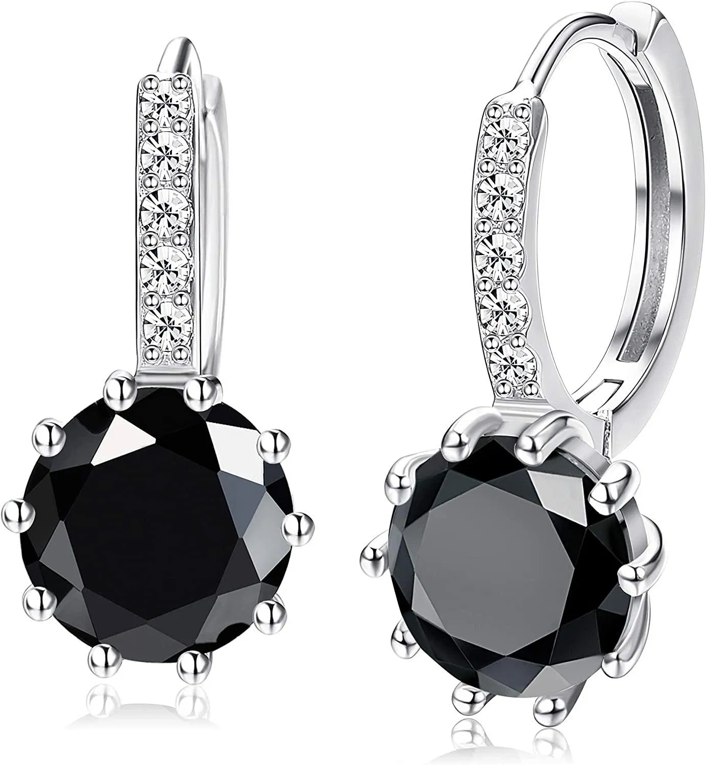 Drop Dangle Ohrringe für Frauen; 14K Gold Plated Leverback Ohrringe mit Kubik Zirkonia Huggie Hoop Ohrringe Mode für Egirls Zirkonia Ohrringe für Frauen