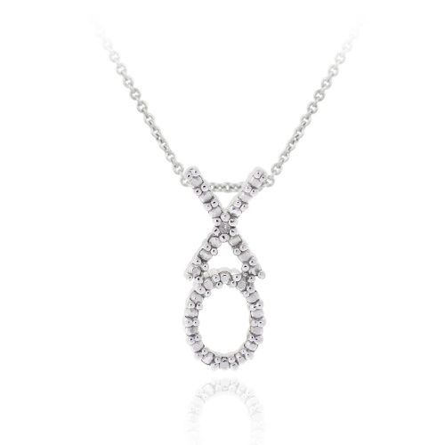 Sterling Silber Diamant Akzent