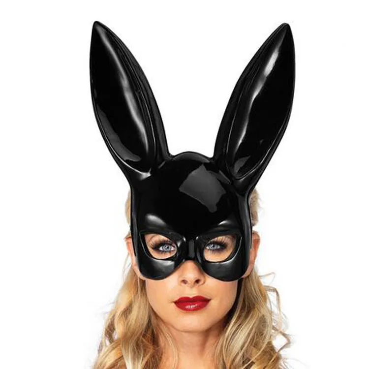 Masquerade Bunny Maske Frauen sexy schwarze Maske