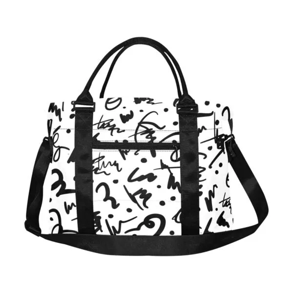 Travel Bag Black Art Work Design von HadiArts