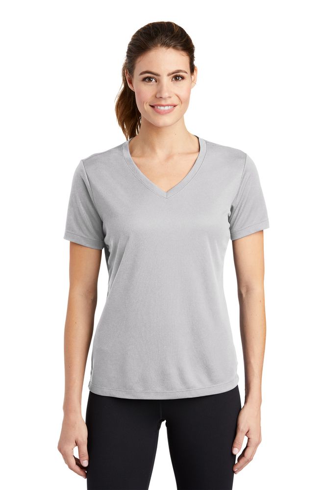 Sport-Tek Damen PosiCharge RacerMesh V-Neck Tee LST340