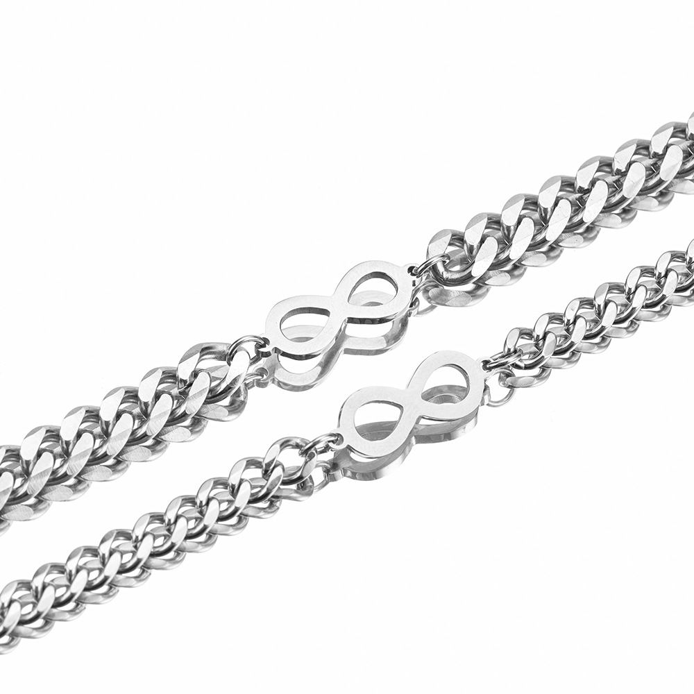 Titan Kubanische Kette Armband für Männer und Frauen