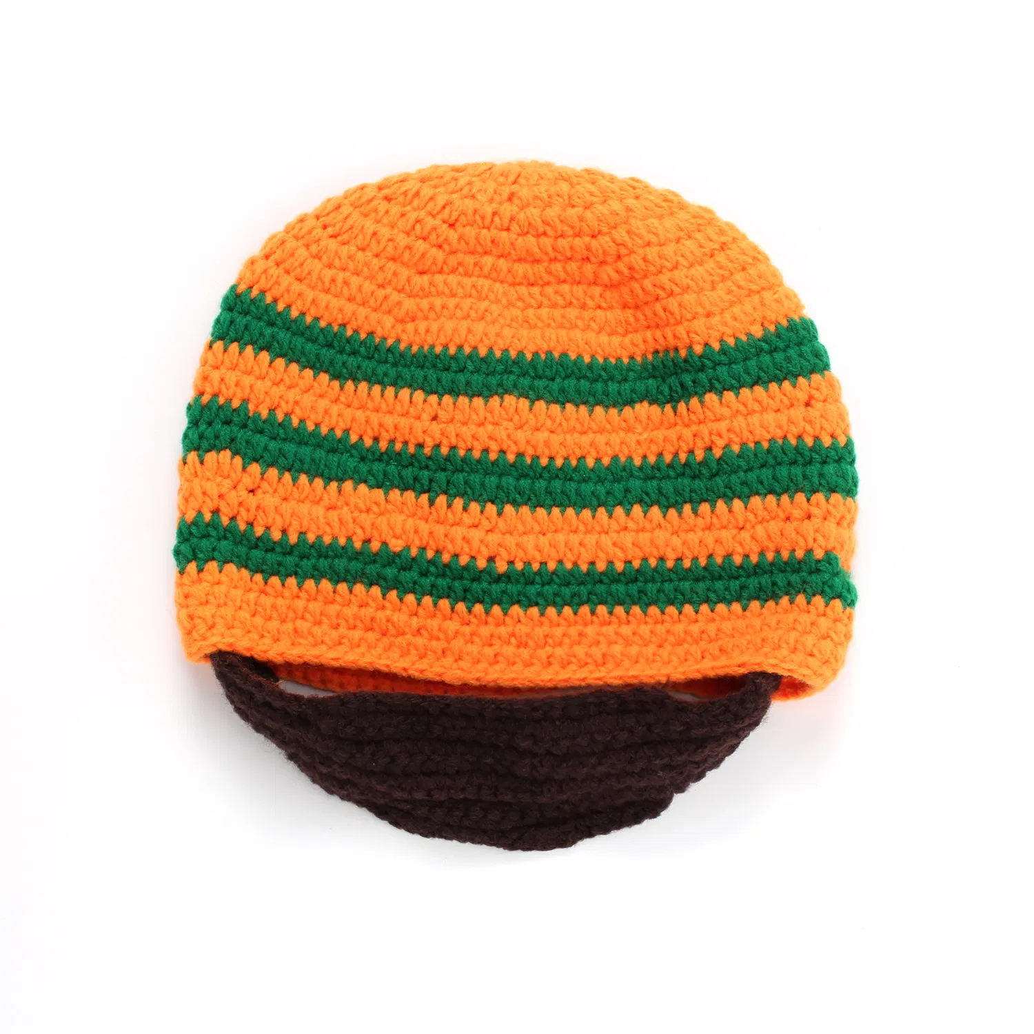 Streifte Funny Knit Hats Unisex 2 Stück Hüte