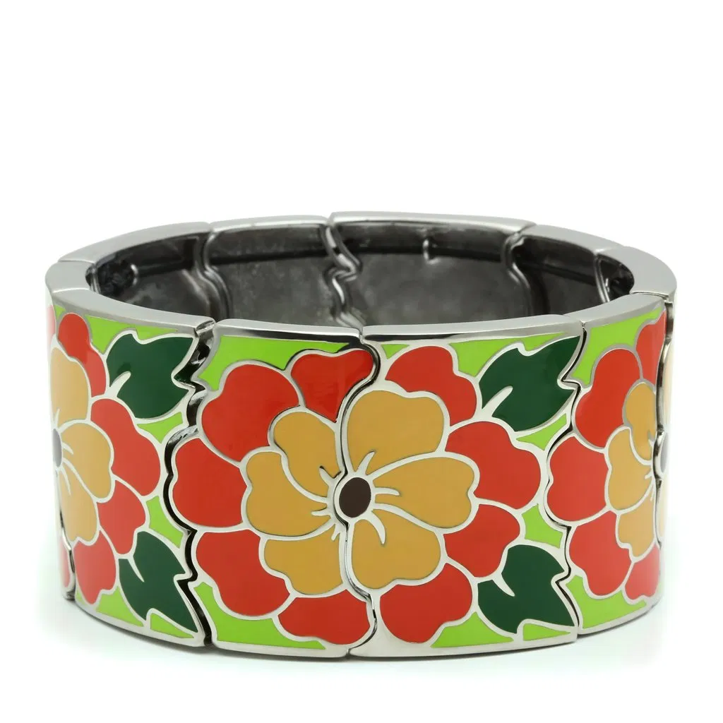 TK301 - Hoch poliertes (ohne Verzinkung) Edelstahl-Armband ohne Stein