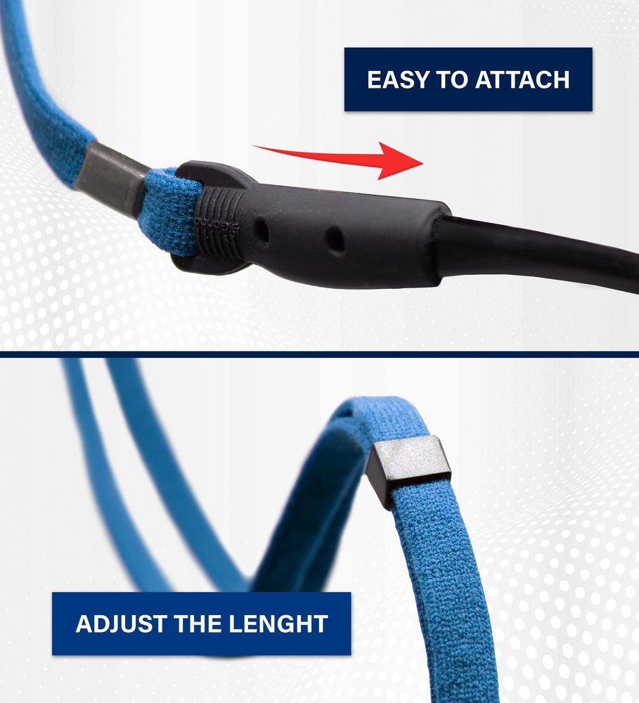 Augenbrillenhalter rund um den Hals Brillenriemen Anti-Slip Augenbrillen Halter rund um den Hals Sonnenbrillen Halter 4 Cords 23 Zoll
