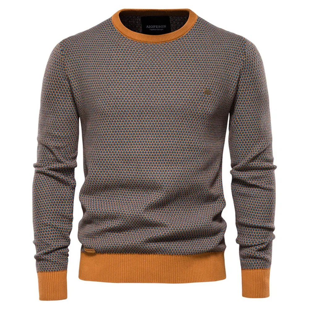 Männer Slim Fit Pullover Casual Knitted Solid Sweaters