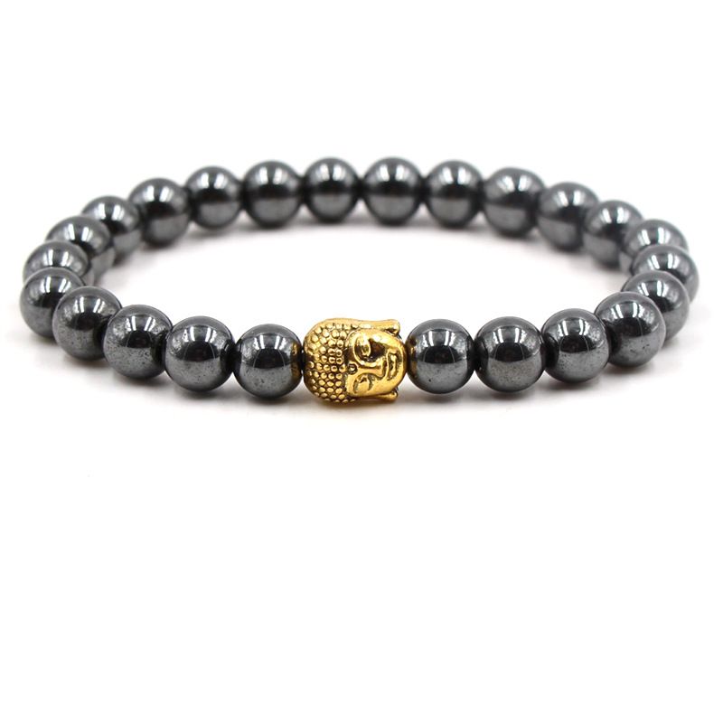 DIY Ornament nicht-magnetischen Umweltschutz Buddha Kopf Armband