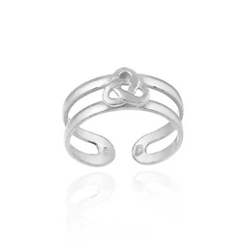 Sterling Silber Celtic Trinity Knot Toe Ring
