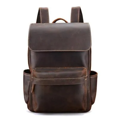 Der Helka Backpack| Echtes Vintage Leather Backpack