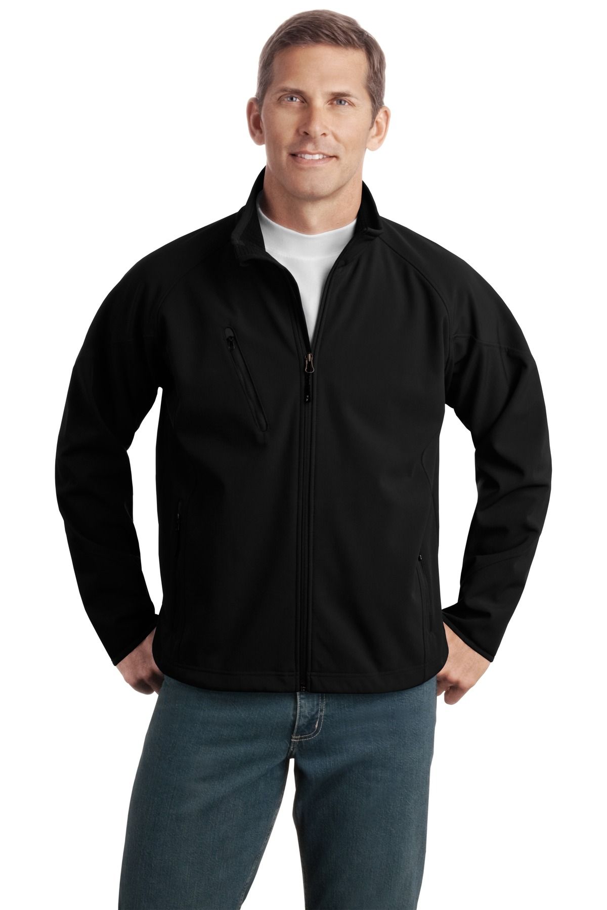 Hafenbehörde Tall Textured Soft Shell Jacket TLJ705