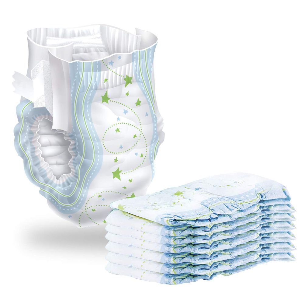 Einwegwindeln Pack von 31 Einweg-Babywindeln Größe 4; 22 - 31 lbs. Atmungsaktiv und leichtgewicht. 15.7- 23.5
