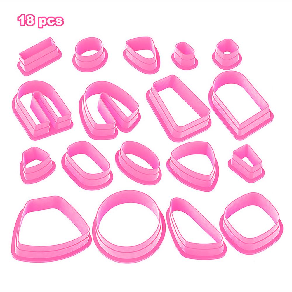 Soft Clay Mold DIY Manual Clay Cutter Plastik Ohrringe