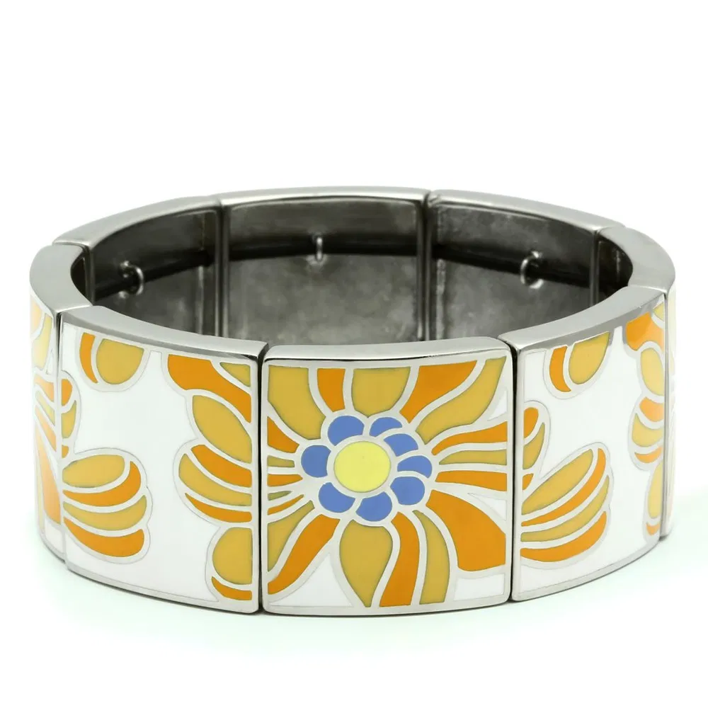 TK300 - Hoch poliertes (ohne Verzinkung) Edelstahl-Armband ohne Stein