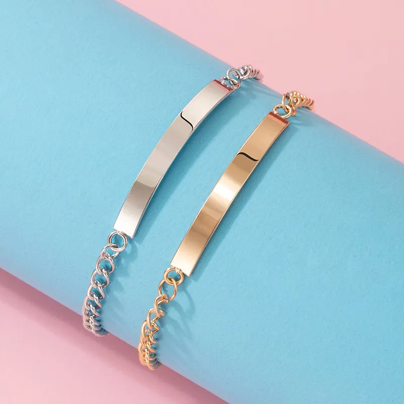 Kette Gold und Silber Multicolor Double Layer Armband
