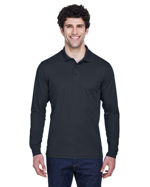 CORE365 88192T Men 's Tall Pinnacle Performance Long-Sleeve Piqué Polo