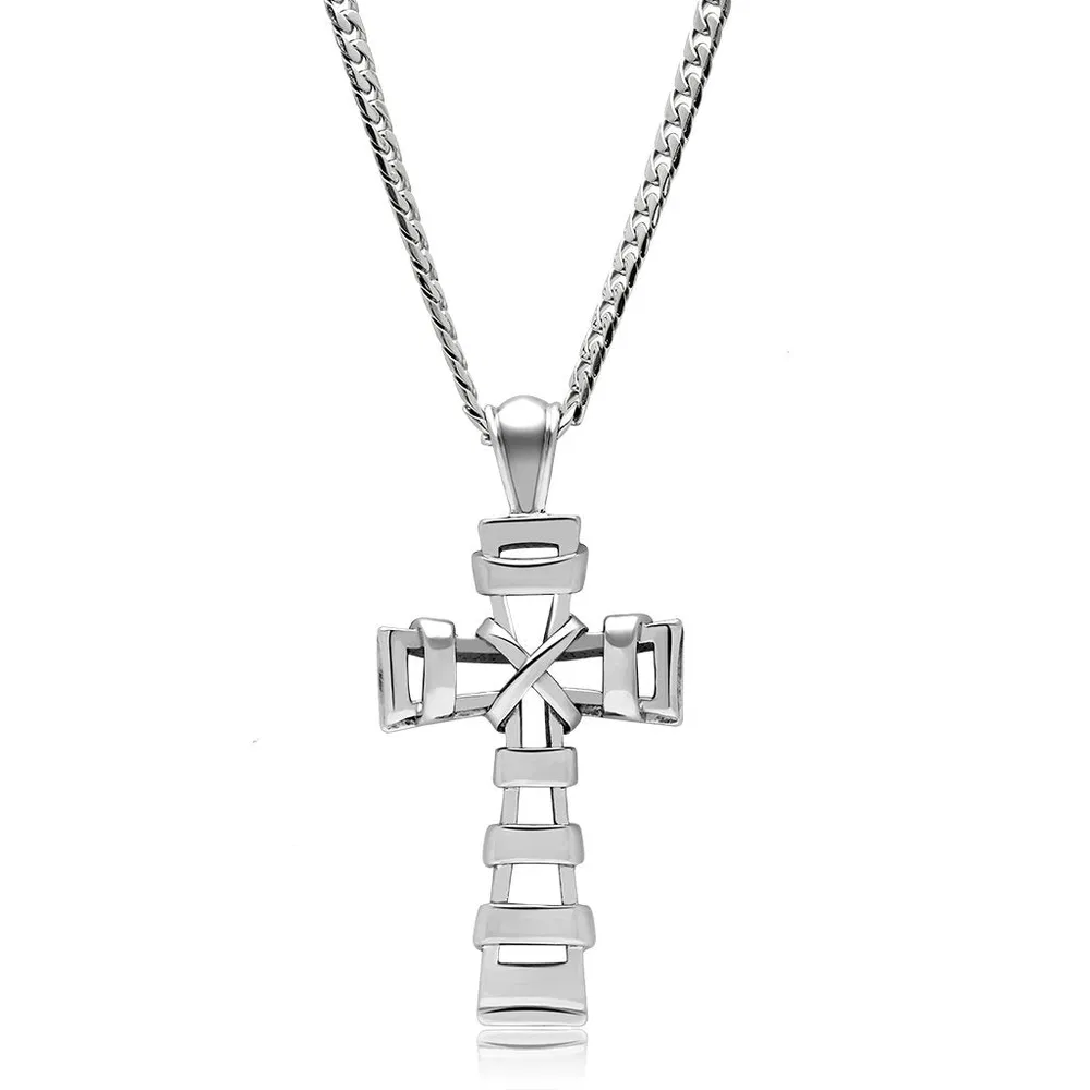 TK555 - Hoch polierte (ohne Beschichtung) Edelstahl-Halsband ohne Stein