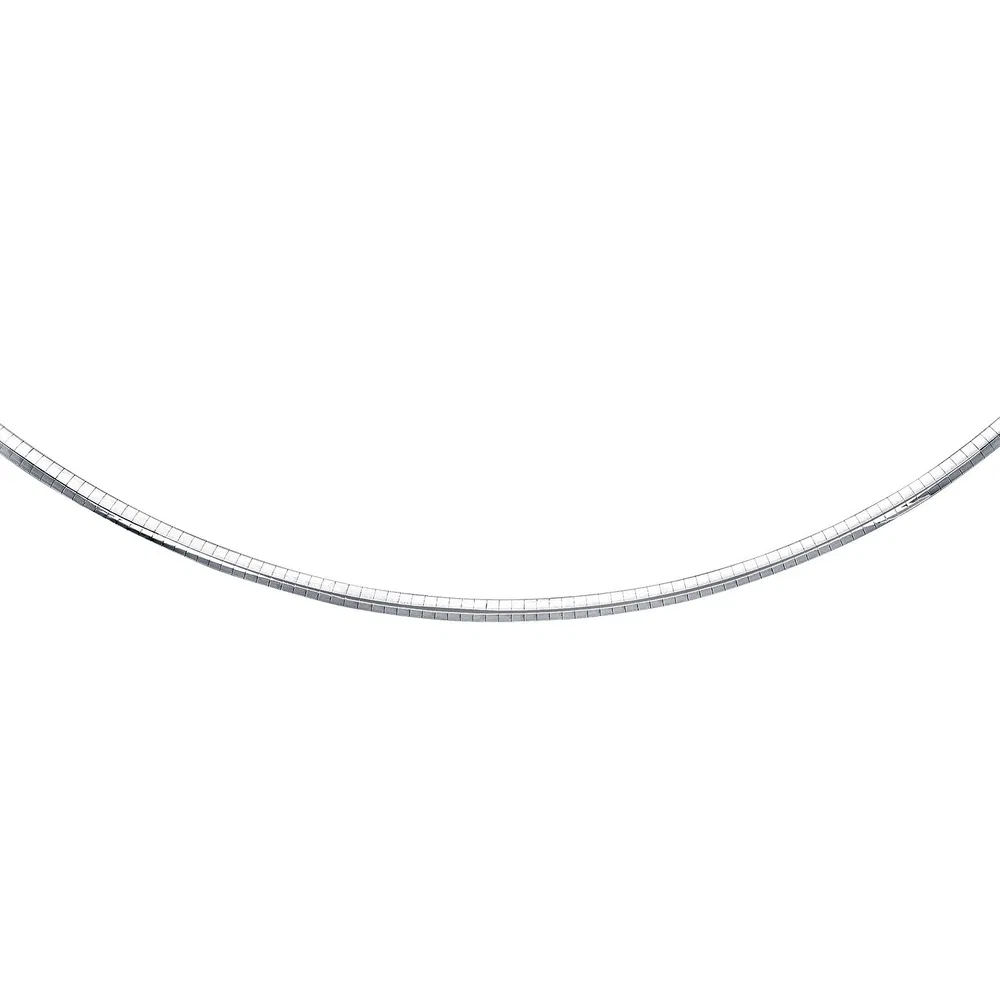 Sterling Silber Classic Omega Kettenkette (4.0mm)