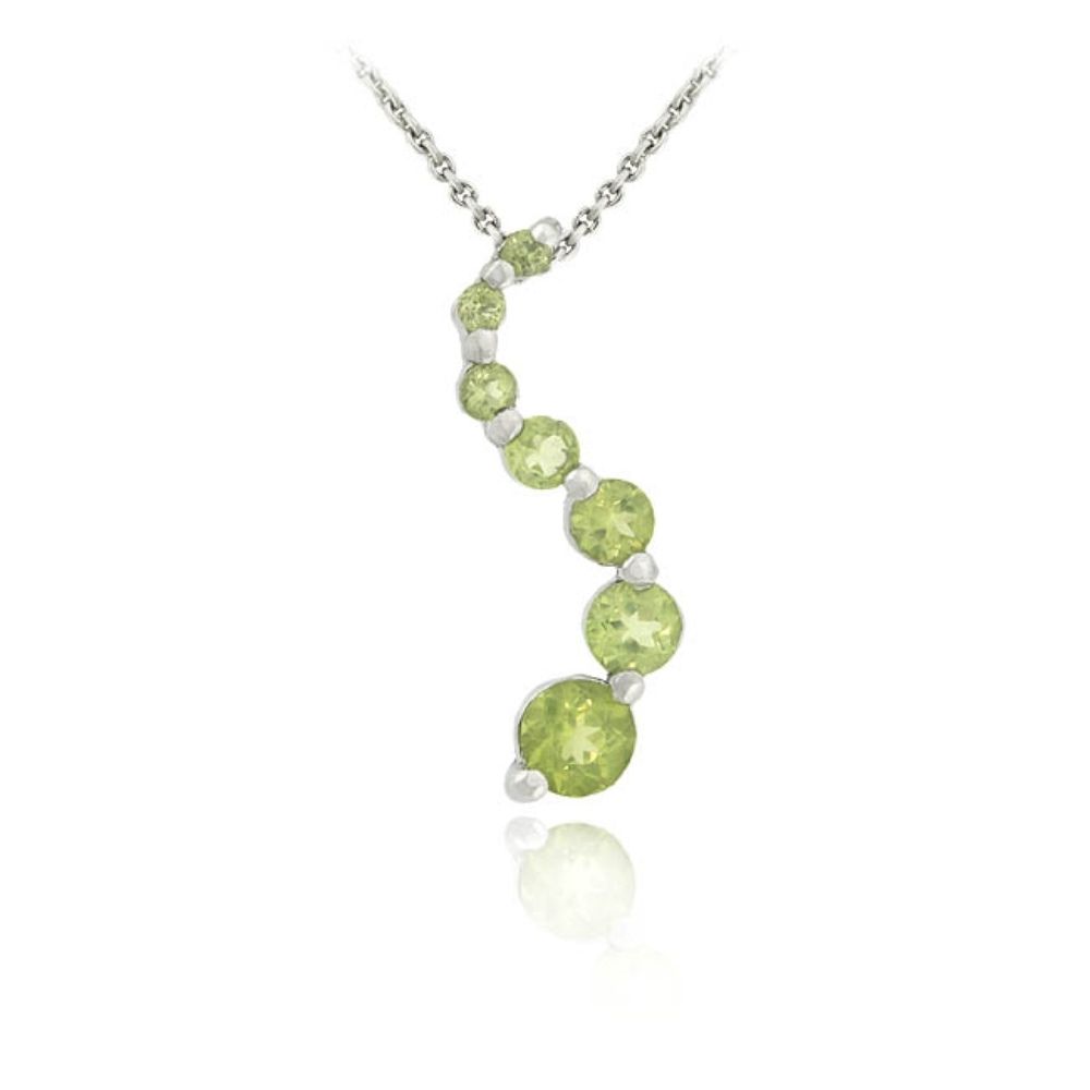 Sterling Silber Original Peridot Classic Reise Anhänger