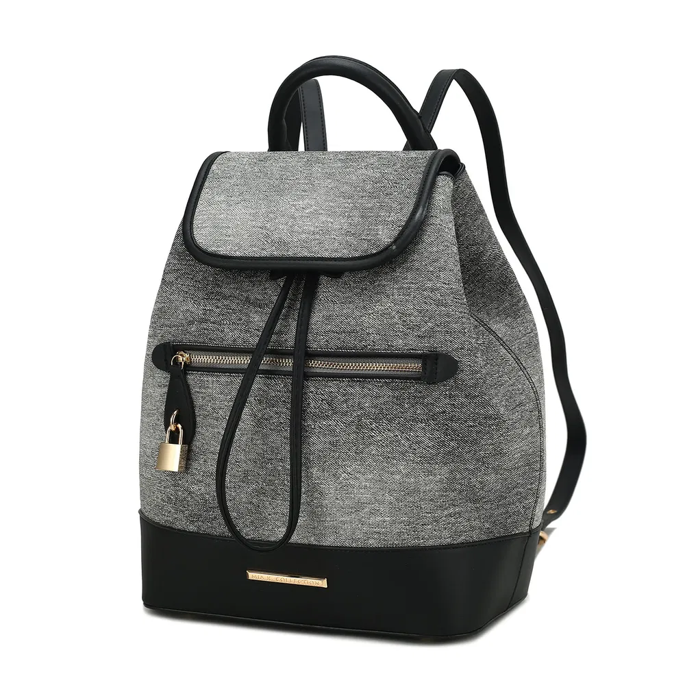 MKF Kollektion Porsha Vegan Leather Damen Rucksack von Mia K