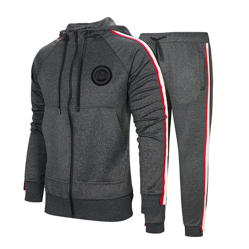 Männer Sweatshirt 2 Stück Set Tracksuit Hoodies + Pants