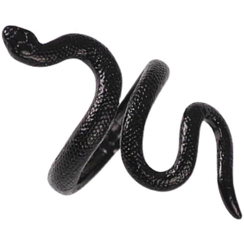 Mode, personalisierter und übertriebener Spirit Snake Ring Schlangenförmiger Punk Nightclub Ring