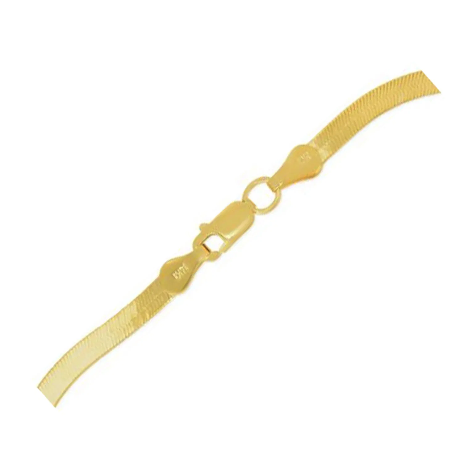 14 Karat Gelbgold Super Flex Herringbone Chain (1,50 mm)