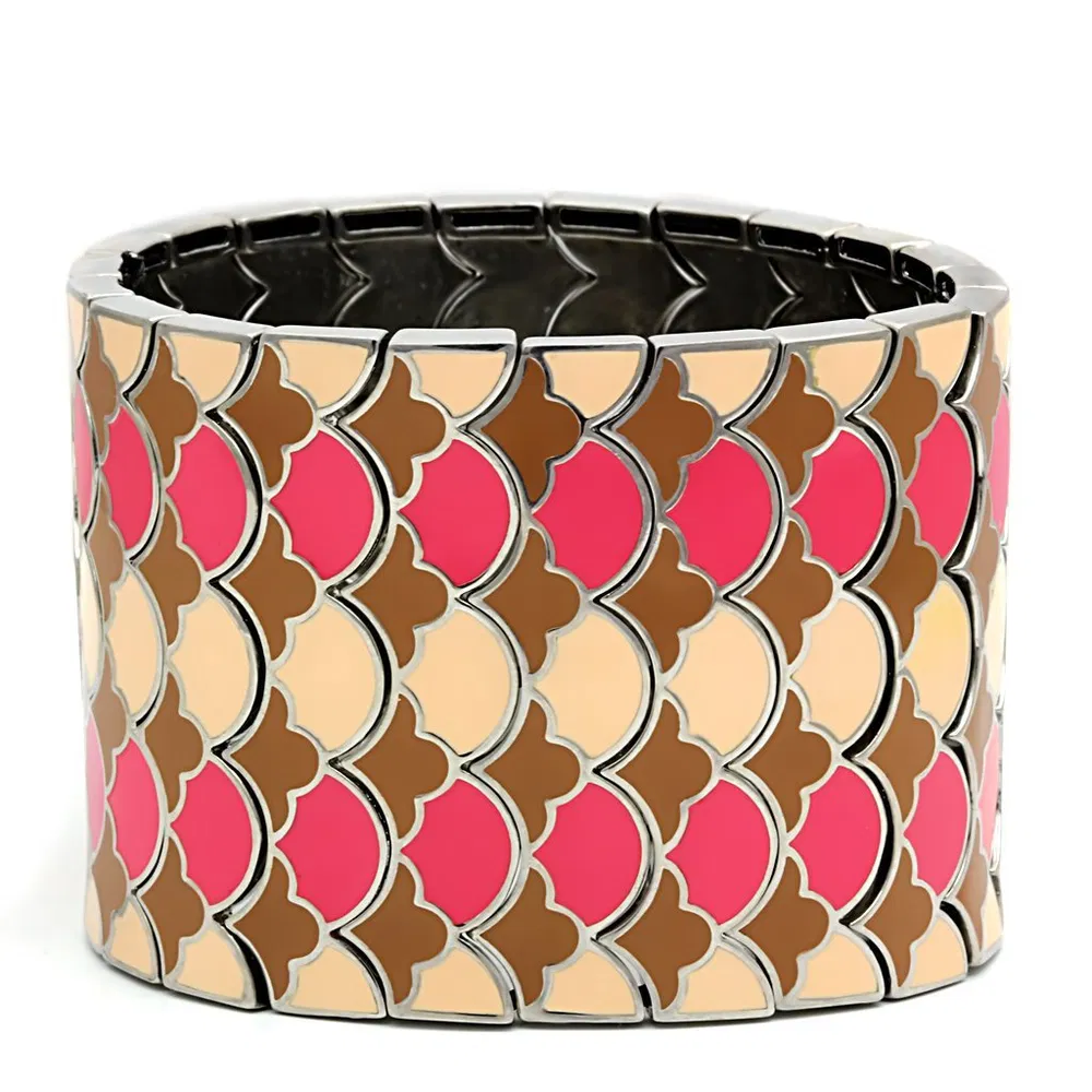 TK297 - Hoch poliertes (ohne Verzinkung) Edelstahl-Armband ohne Stein