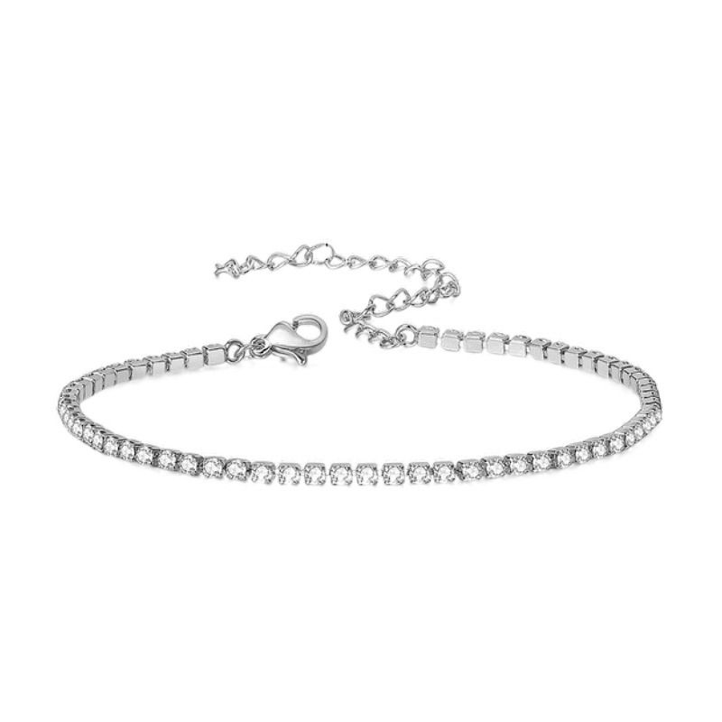 Vielseitige einfache Strand glänzende Rhinestone Anklett